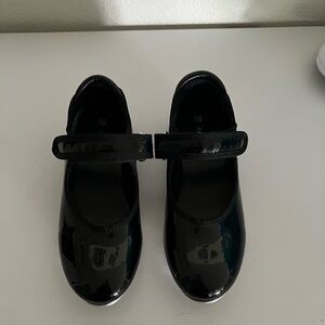 Black Patent Leather Kids Shoes